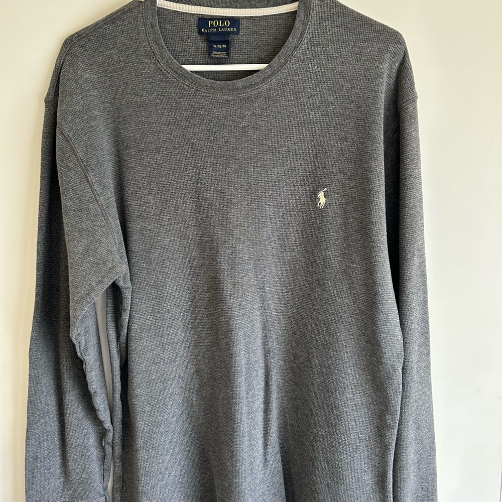 Polo Ralph Lauren Men's Gray Long Sleeve Shirt